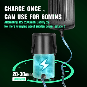 ملمع سيارات لاسلكي ثنائي الحركة، آلة تلميع صغيرة باتوكا 61، بطارية 2000 مللي أمبير، 300 واط، معدات تفصيلية، منتجات تنظيف داخلية - Product Image 4