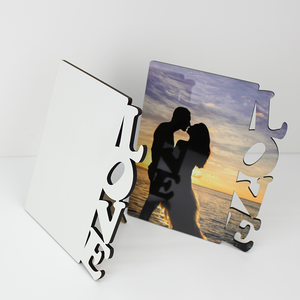RubySub Nouveau 2025 MDF Love Sublimation Cadres photo Panneau photo Bloc photo pour la Saint-Valentin - Product Image 2