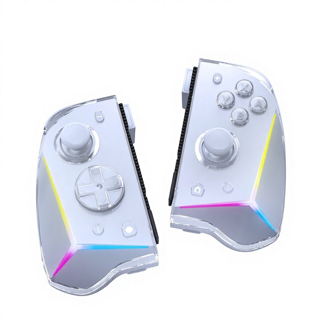 EasySMX for NS S15 for Wireless Game Controller Split Handle Mechanical Four Hall Sensors Four Back Keys RGB Light Vibration