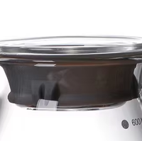 Carafe à café à double paroi en verre, design moderne et écologique, pour partage à domicile, avec filtre haute performance, pour infusion à froid