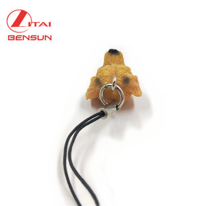 Promocional lindo perro adornos teléfono encantos resina llavero animal llavero para decoración regalos - Product Image 3