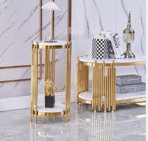 זהב עגול מתכת מסד סט של 3 חתונה רקע stand עמודות צילינדרים תינוק מקלחת מסיבת מתכת קינוח שולחן עמודים - Product Image 3