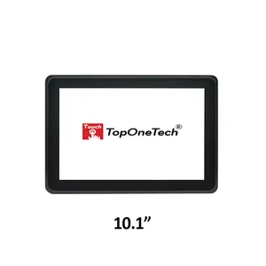 산업 10 10.1 인치 용량 성 터치 스크린 패널 센서 필름 위에 접착된 16:10 IPS TFT LCD 1280*800 HD 디스플레이 모니터 모듈