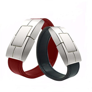 Clé USB en cuir gravable, idéale pour les cadeaux de fin d'année avec boîte - Product Image 6