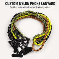Cordons personnalisés en nylon avec logo, porte-clés, lanières vierges pour enseignants, sangles pour étuis de téléphone, colliers personnalisables pour usage quotidien