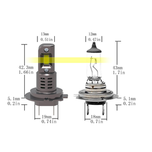Nhà máy cung cấp H1 H3 LED Sương Mù Ánh Sáng 80 Wát CANBUS 4000lm CSP 3570 LED DRL bóng đèn H4 H7 <span class=keywords><strong>H11</strong></span> 9005 9006 LED phía trước ánh sáng phụ kiện xe hơi - Product Image 4