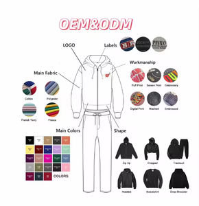 Clothing Manufacturer OEM Low Custom Streetwear Clothing Manufacturer <strong>Blanket</strong> <strong>Hoodie</strong> <strong>Oversized</strong> Men Zip up <strong>Hoodie</strong> - Product Image 6