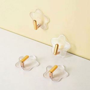 Square Shaped Acrylic Wall Adhesive <b>Hook</b> Hanger Suction Cup 6x6cm for Kitchen Living Room-Storage Organizer <b>Tools</b> Usa Mairun - Product Image 4