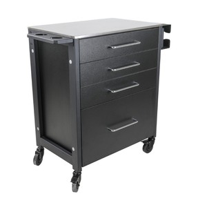 Carrito de Salón Dongpin 79.5x40.5x80 Cm con 4 Cajones, Carrito Móvil para Herramientas de Tatuaje, Peluquería y Uñas - Product Image 1