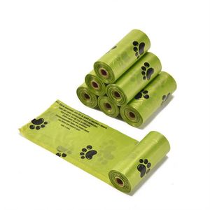 CDHB Hot Sale Eco-Friendly Biodegradable Dog Poop Bags Colorful Printed <b>Compostable</b> Plastic Waste Bags - Product Image 2