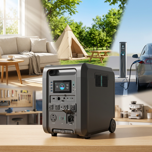 Centrales Électriques Portables EU UPS 4200W 5000W 6kW Batterie LiFePO4 48V Générateur Solaire 2500W pour Maison, Extérieur et Camping - Product Image 6
