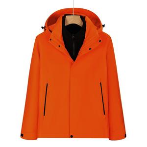 Veste coupe-vent en softshell imperméable pour homme avec capuche et polaire pour la randonnée, le camping, l'hiver, fermeture éclair - Product Image 6