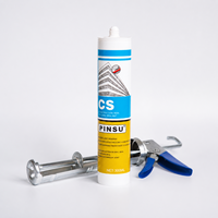Sealant Silikon Netral 300ml Profesional Tahan Air, Tahan Cuaca, Daya Rekat Kuat untuk Dinding Bangunan, Pintu, dan Sambungan Jendela