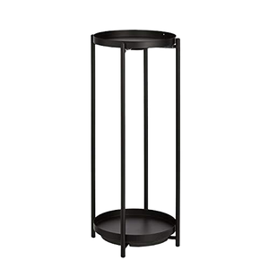 Plantation/rond Rack à plantes circulaire noir diamètre 25 * hauteur <span class=keywords><strong>80</strong></span> Noir (combinaison) - Product Image 2