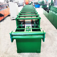 Mesin Palisade baja galvanis dengan ketebalan 1.5-2.0mm mesin pembentuk gulungan pagar logam