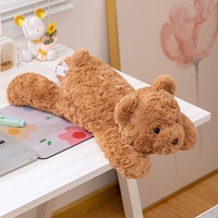 Peluche d'animal couché mignonne et douce, ours, canard, lapin, éléphant pour la décoration de chambre d'enfant et comme cadeau
