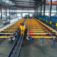 Convoyeur à lit de refroidissement semi-automatique PLC Yizheng T5 T6 380V/220V Capacité 30T pour la production industrielle de profilés en aluminium