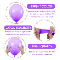 Ballons en latex ronds noirs et oranges de 12 pouces pour la décoration de fête, vente en gros, ballons d'Halloween joyeux