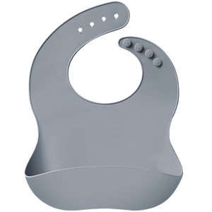 Bavoir d'alimentation pour bébé, imperméable, super doux, en silicone tricoté, anti-bavures et anti-salive, design 3D large - Product Image 4