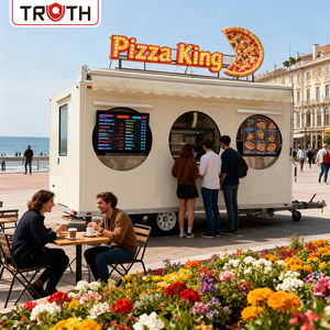 Waarheid Aanpasbare Food Truck Volledige Keuken Voor Coffeeshop Bakkerij Buitenkeuken Burger Pannenkoeken Prefab Food Truck Aanhangwagen - Product Image 1