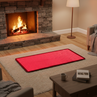 Tapis et coussin de luminothérapie infrarouge proche Gerylove 1540 LED, appareil raffermissant de bureau avec garantie d'un an, prise AU pour usage domestique et corporel