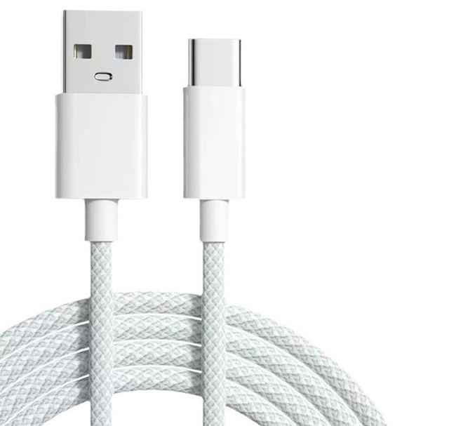 0.5m 1m 2m 1.5m  PD3.0 3A 60W Type c USB-C Nylon Braided Charging Data Usb Cable for samsung  Type c iphone 15 Supports Carplay