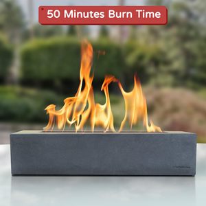 Poêle à feu à alcool éthanol en béton durable Cheminée Propane Inodore Brasero de bureau sans fumée Mini foyer résistant à la chaleur - Product Image 4