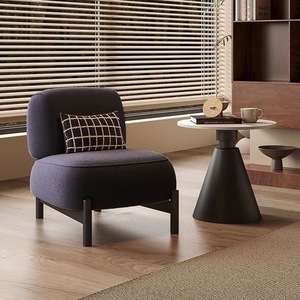 Fauteuil simple en bois massif <span class=keywords><strong>de</strong></span> style japonais, design crème, luxe léger, multifonctionnel, en fer, pour balcon, fauteuil inclinable <span class=keywords><strong>de</strong></span> loisirs, petit modèle - Product Image 4