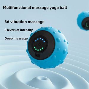 Balle de massage électrique pour yoga avec musique, masseur rechargeable pour les tissus profonds, pour la relaxation musculaire des épaules, du dos, des pieds et du corps entier - Product Image 5