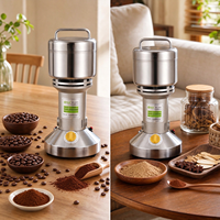Mesin Penggiling Biji Kopi, Rempah, dan Biji-bijian Berkualitas Tinggi untuk Dapur Rumah, 1800W, Listrik