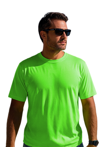 T-shirt à manches courtes pour hommes, à séchage rapide, évacuant l'humidité, col rond, pour course à pied, athlétisme, entraînement en salle de sport, F00 - Product Image 2