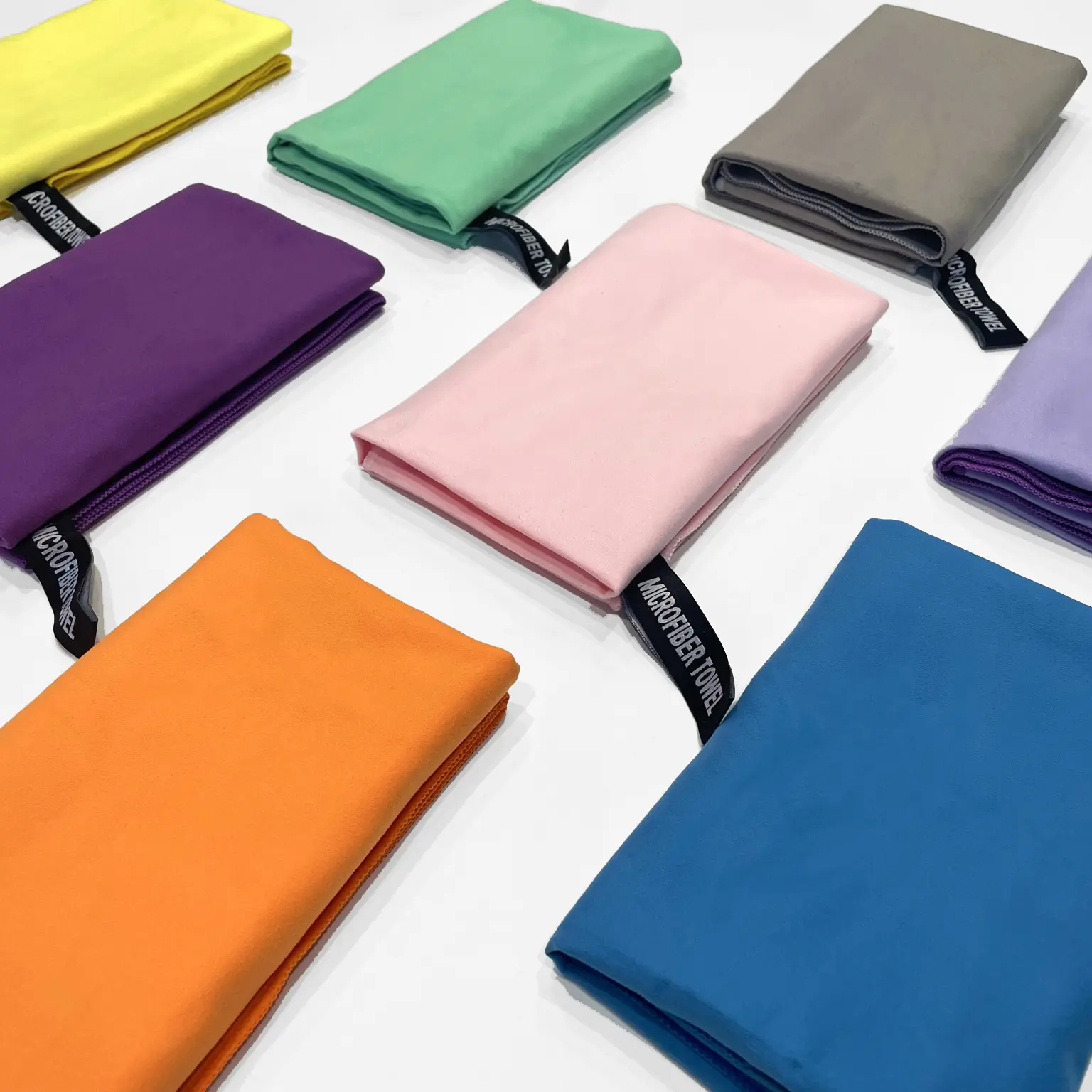 2024 Ultra Nice Suede Microfiber Quick Dry Travel Sports Towel Custom Printed Gym Sweat Towels