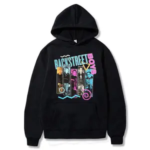 y2k Vintage Backstreet Boys Band Hoodie Men Hip Hop Rock Graphics Hooded Sweatshirts Oversized Streetwear Harajuku Tracksuit