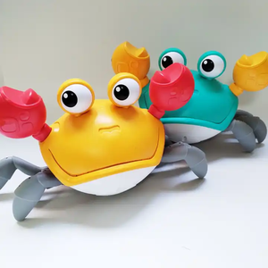Hot Sale Rechargeable Electric <b>Crab</b> Dog Cat <b>Toy</b> Eco-Friendly <b>Crawling</b> Escape Pet Interactive Movement <b>Toy</b> Made of Plastic - Product Image 1