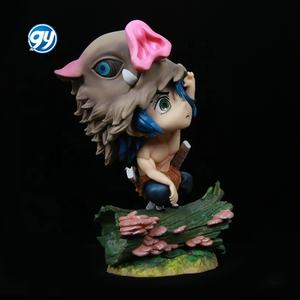 Demoned <span class=keywords><strong>Slayer</strong></span> Inosuke Hashibira <span class=keywords><strong>Chibi</strong></span> Arbre Scène Anime Figure Décoration De Voiture En Gros - Product Image 1