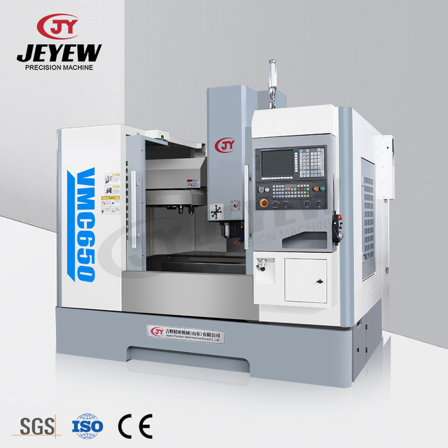 Vmc650 High Precision 5 Axis Vertical Milling Machine Bt40 Spindle CNC Manufacturing Machining Center