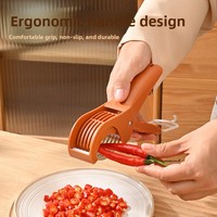 Handmatige groentesnijder van roestvrij staal, ABS-veilige voedselveilige fruitsnijder, multifunctioneel keukengereedschap groothandel