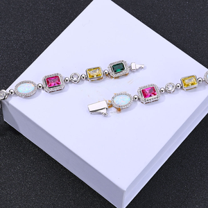 Cadena de Moissanita VVS1 Arcoíris Vívido con Transición Perfecta, Certificada por GRA, Oro de 18K y Plata 925, Paleta Exclusiva, Joyería Iced Out - Product Image 4