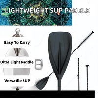 Pagaie de SUP gonflable tout-terrain en alliage d'aluminium léger de haute qualité, réglable, portable, pour homme, FBM, vente en gros