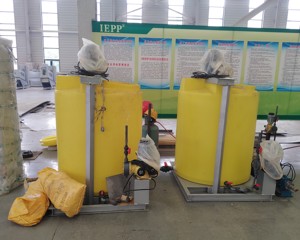 Dispositivo Dosificador Automático PAC/<span class=keywords><strong>PAM</strong></span>, Máquina Dosificadora de Cloro y Floculante con Bomba, Motor PLC, Caja de Cambios, Garantía de 1 Año - Product Image 4