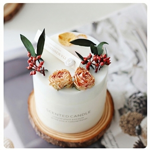 Nouvelles <span class=keywords><strong>bougies</strong></span> décoratives parfumées à l'orange séchée et à <span class=keywords><strong>la</strong></span> cannelle, avec coffret cadeau de luxe - Product Image 2