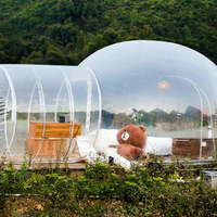 Tienda de campaña geodésica moderna para exteriores, carpa domo de Metal impermeable para acampada, Hotel