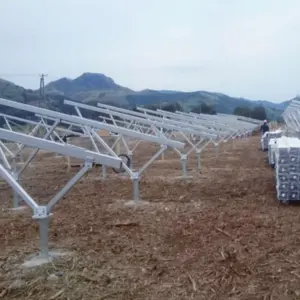 하이 퀄리티 1Kw 3K 지붕 태양열 설치 시스템 지붕 조정 가능한 태양 전지 패널 접지 랙 장착 시스템