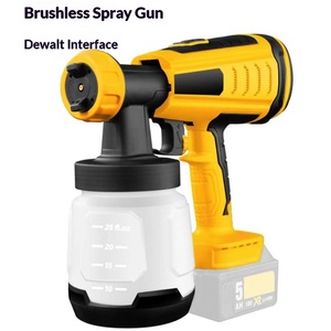New lithium <b>battery</b> brushless spray gun high spray gun latex paint spraying tool spray gun tool - Product Image 3