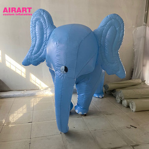 Dành Cho Người Lớn Bơm Hơi Mô Phỏng Trang Phục Con Voi, Voi Inflatable Đi Bộ Động Vật Phù Hợp Với - Product Image 6