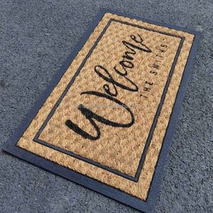 Tapis de porte Seanaba, design de bordure, gravure au laser, impression UV, uni, vierge - Product Image 6