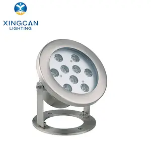 Stainless Steel 12W 18W 24W 36W High Power Outdoor IP68 Led Underwater Light