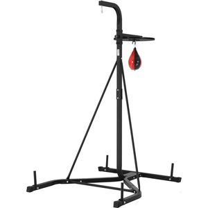 2 in 1 Heavy Duty Steel Punching Bag Frame <b>Boxing</b> & Fitness Stand With Sand 64x47x87 Inches D0100X3I4P8 2 in 1 Heavy Duty <b>Boxing</b> - Product Image 1