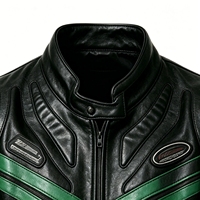Veste en cuir pour motard homme, sur mesure, OEM ODM, design original haut de gamme, pour course tout-terrain et usage décontracté