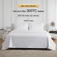 Parures de Lit de Luxe 5 Étoiles, Ensemble Hôtelier 4 Pièces avec Housse de Couette, Drap-Housse et Drap Plat 100% Coton Égyptien